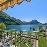 Apartment Mit Seeblick Auf Den Luganersee