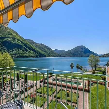 Lägenhet Mit Seeblick Auf Den Luganersee